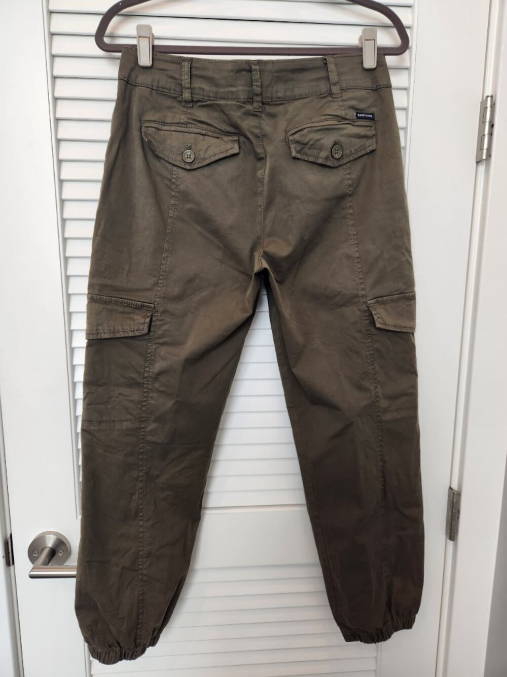 Sanctuary Rebel Cargo Pants Hiker Green - Size 28 - Picture 3 of 6